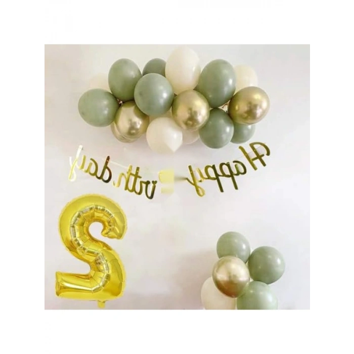 Doğum Günü Kutlamaları için 2 Yaş Temalı Balon Seti