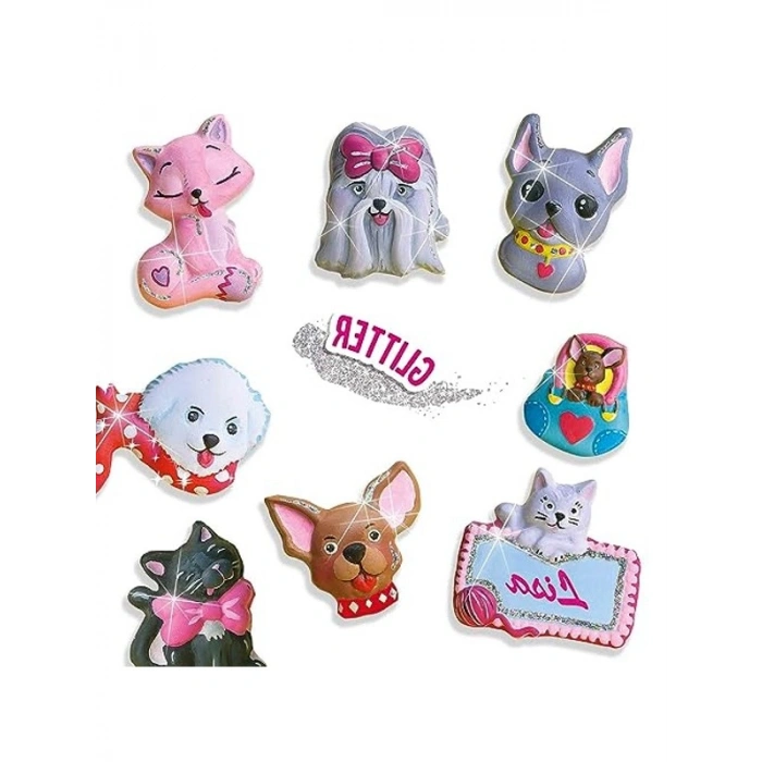 Dökmeli ve Boyama Seti - Kediler ve Köpekler Temalı