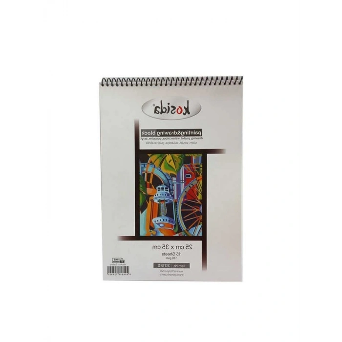 Dokulu 25x35 cm 15 Yaprak Resim Defteri