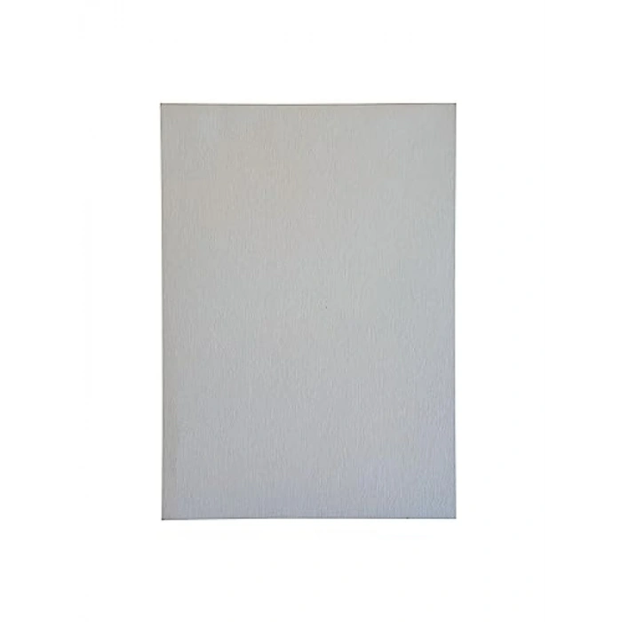 Dokulu Karton Kapaklı 17x24 cm Bloknot - 150 Yaprak, Düz, Gri
