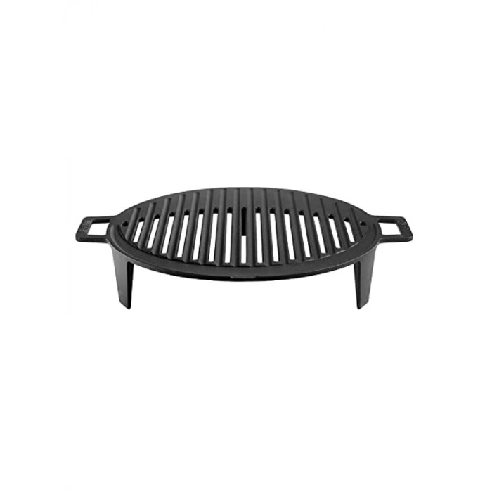 Döküm Mangal Izgarası, Silikon Kulplu ve 22x32 cm Ölçülerinde