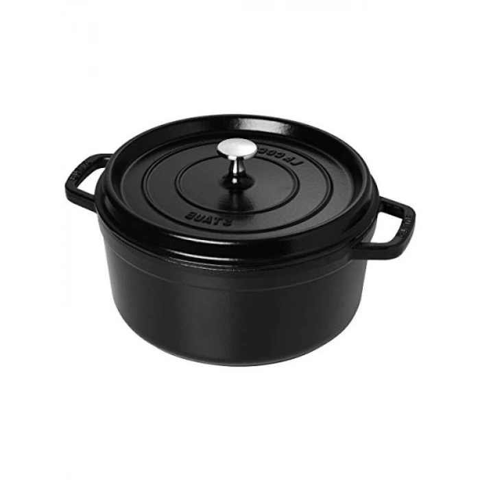 Döküm Tencere, Siyah, 24 cm