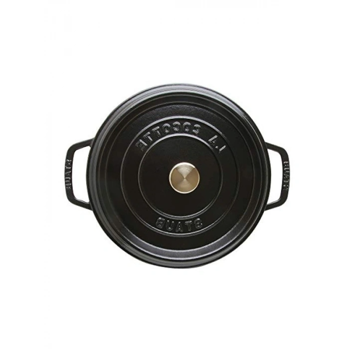 Döküm Tencere, Siyah, 24 cm