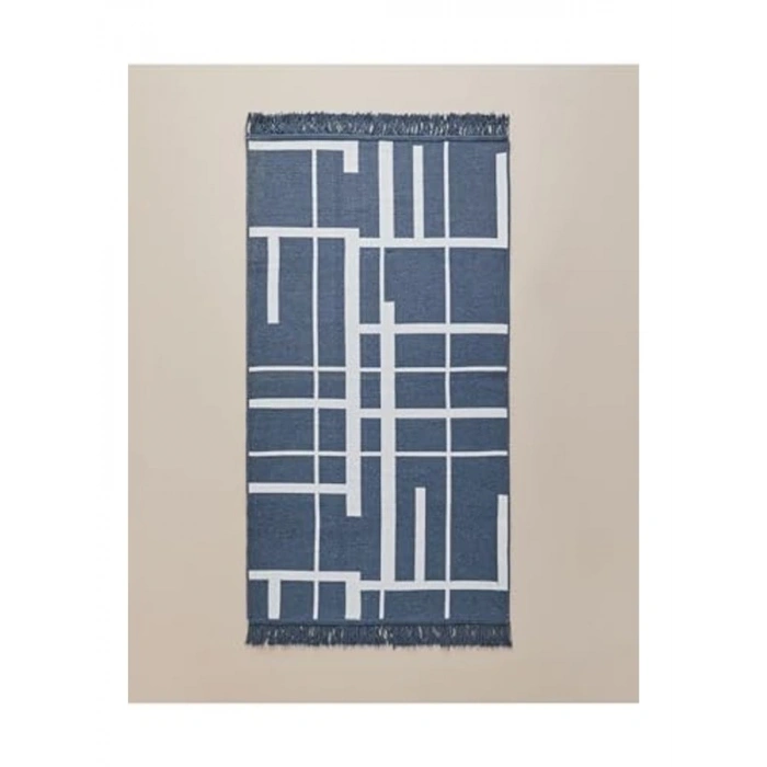 Dokuma Kilim, 80x150 cm, Lacivert Renk