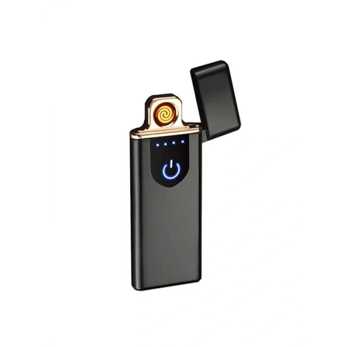 Dokunmatik Alevsiz Elektronik Tesla Çakmak, USB ile Şarjlı