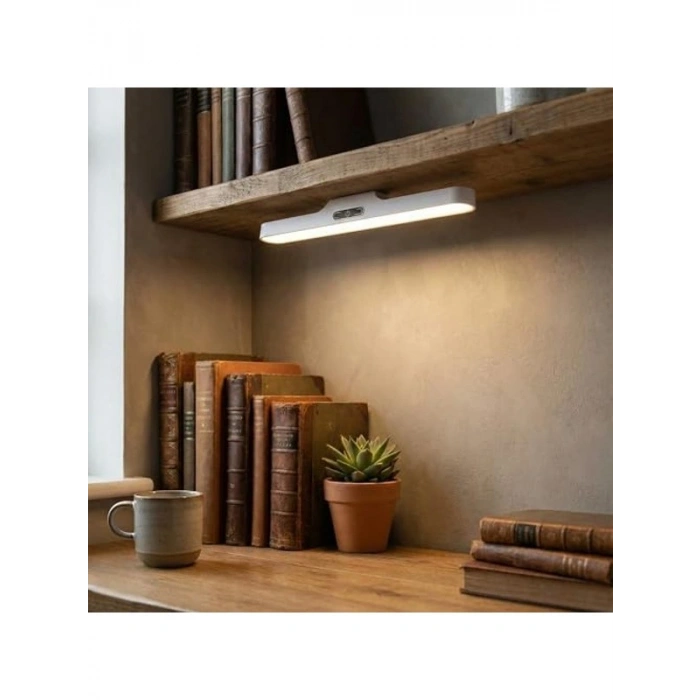 Dokunmatik Aplik, 5 Watt Şarjlı Mıknatıslı Işık Seti (2 Adet Beyaz)