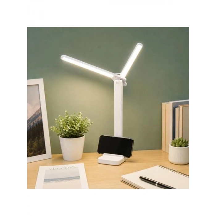 Dokunmatik Kontrollü LED Masa Lambası, Katlanabilir ve Çok Fonksiyonlu