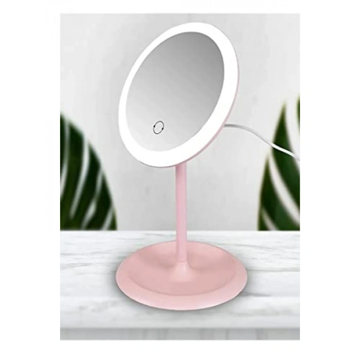 Dokunmatik Led Işıklı Makyaj Aynası - Yuvarlak