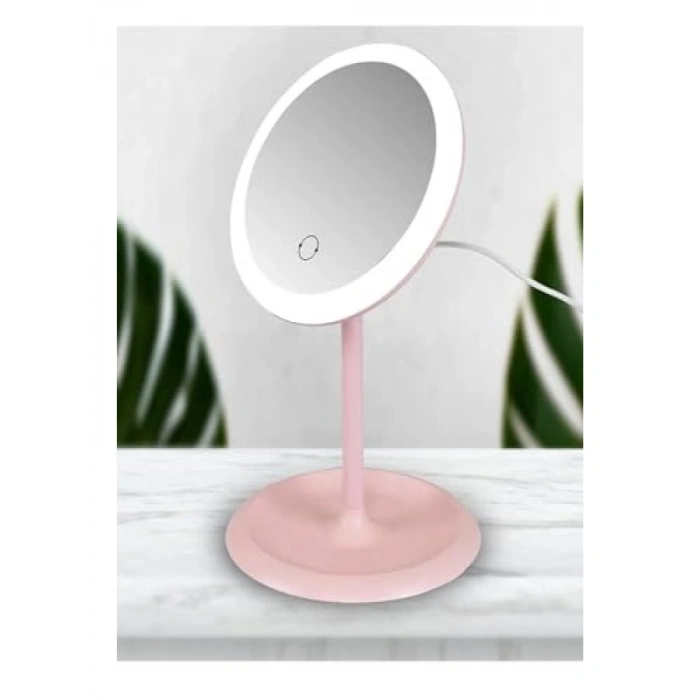 Dokunmatik LED Işıklı Masa Üstü Makyaj Aynası
