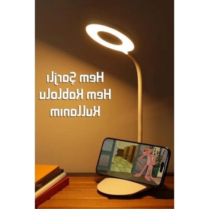 Dokunmatik Masa Lambası - 3 Renk Seçeneği ile