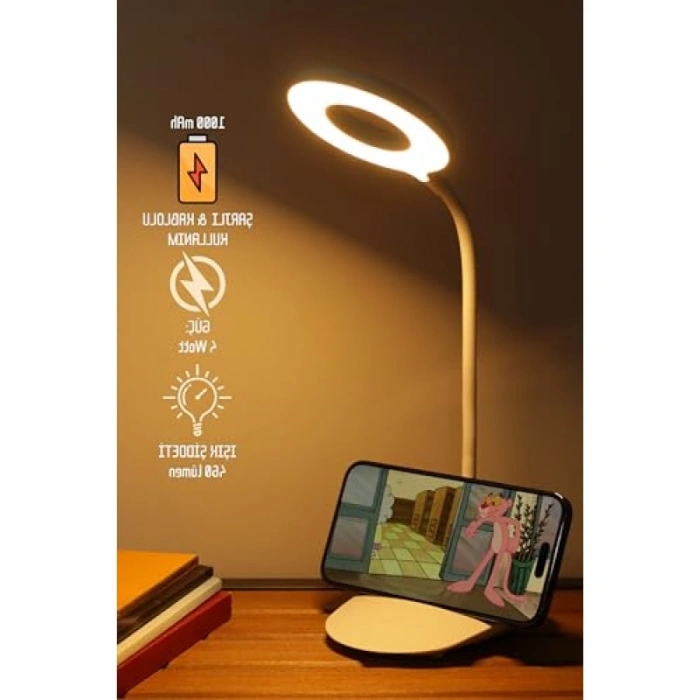 Dokunmatik Masa Lambası - 3 Renk Seçeneği ile