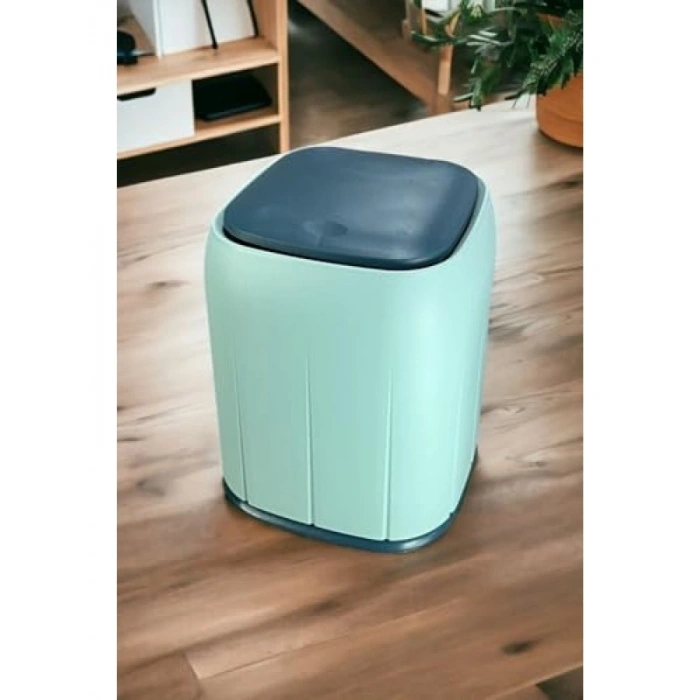 Dokunmatik Mini Çöp Kutusu ve Organizer, 1,4lt Hacim