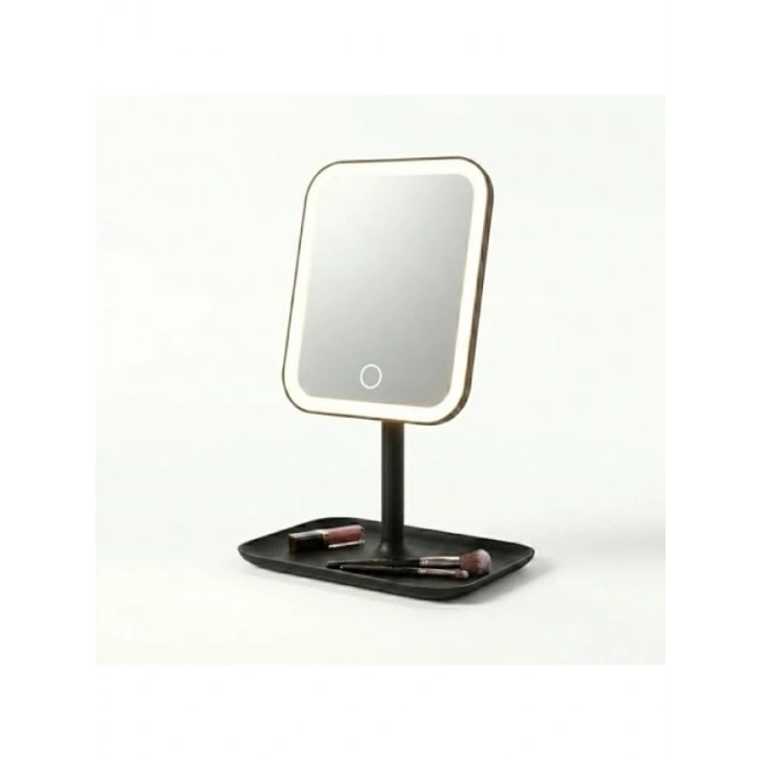Dokunmatik Sensörlü LED Işıklı Makyaj Aynası - USB Bağlantılı