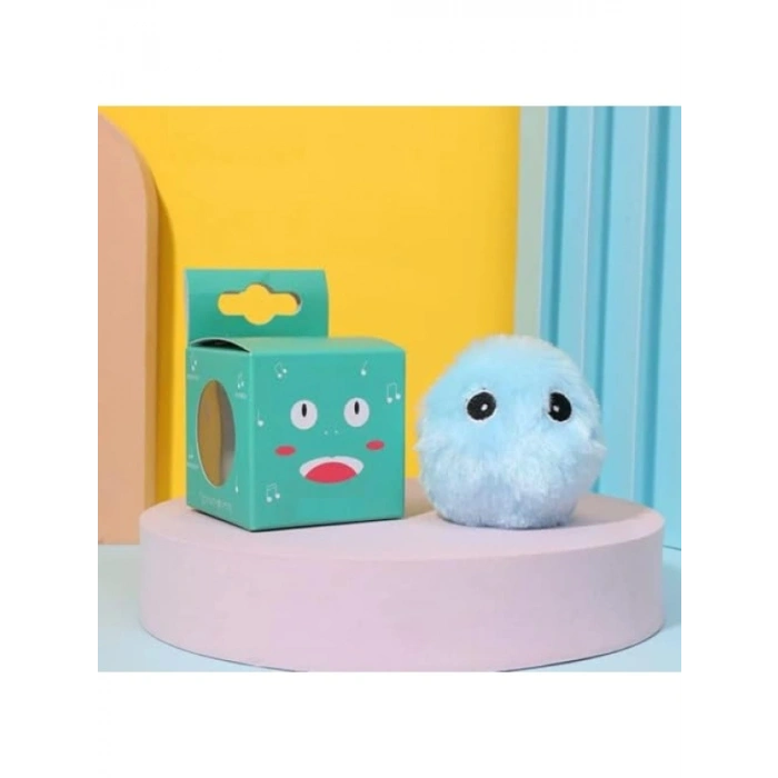 Dokunmaya Duyarlı Sesli Peluş Kedi Oyuncağı, Eğlenceli Top