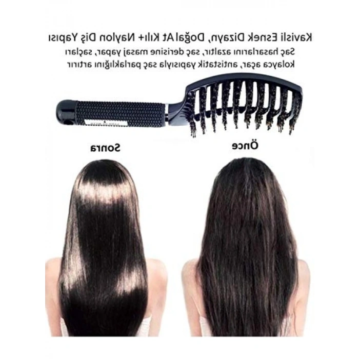 Dolaşık Saç Açma Fırçası - Yumuşak İyonik Dişler