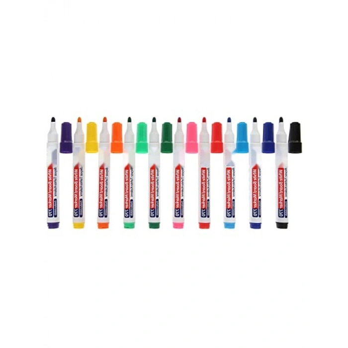 Doldurulabilir Beyaz Tahta Kalemi Seti - 10lu