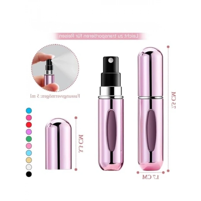 Doldurulabilir Metal Parfüm Şişesi, 5ml