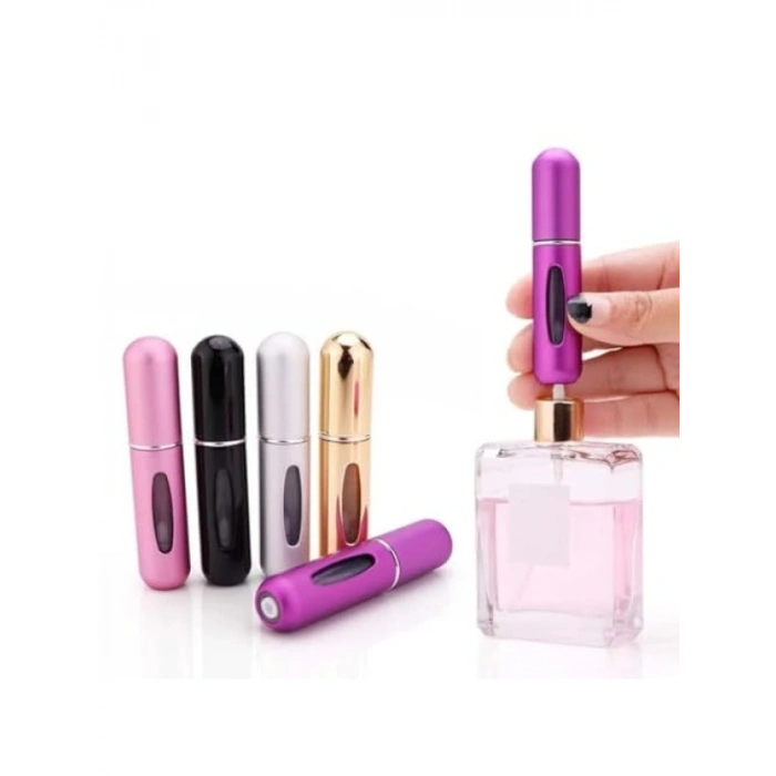 Doldurulabilir Mini Cep Parfüm Şişesi - 4 Adet (5ml)