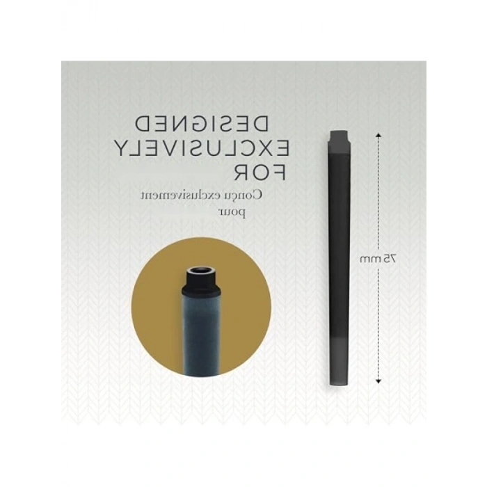 Dolma Kalem Kartuşu, Siyah, 5li Set