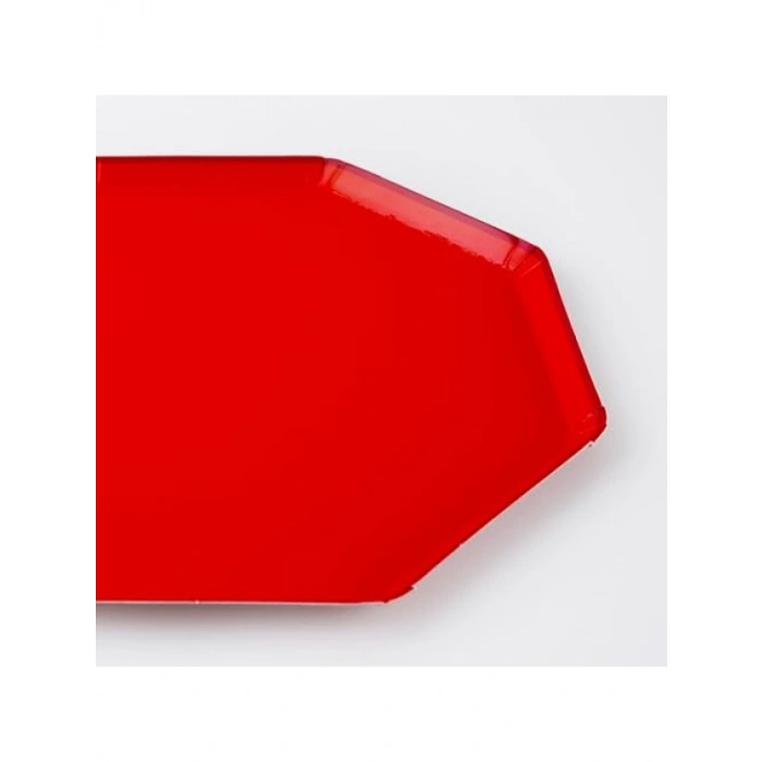 Domates Kırmızısı Çocuk Tabak Seti (M) - 8 Adet