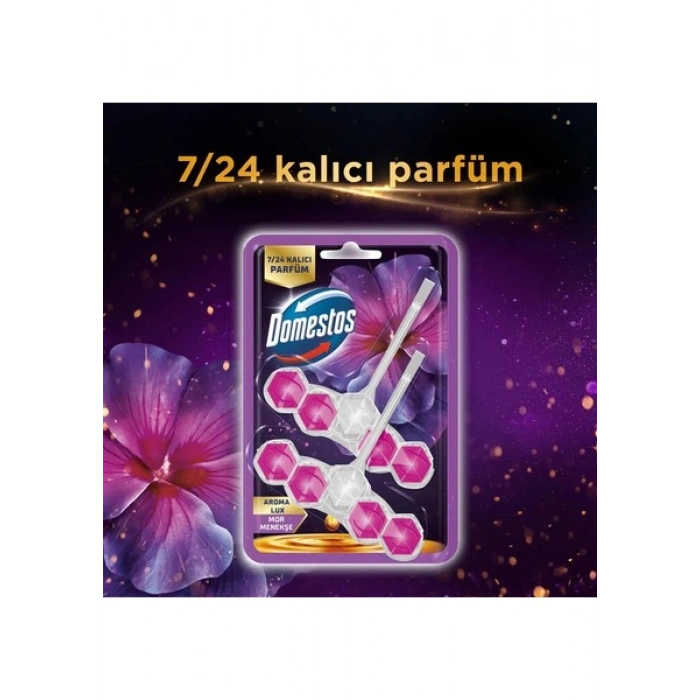 Domestos Aroma Lux Tuvalet Bloğu Mor Menekşe 100g
