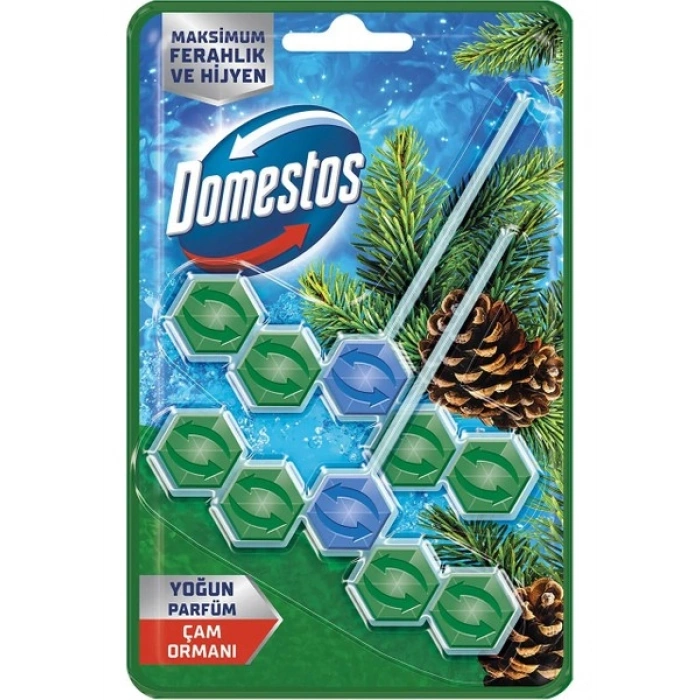 Domestos WC Blok Yoğun Parfümlü Çam Ormanı 2x50g