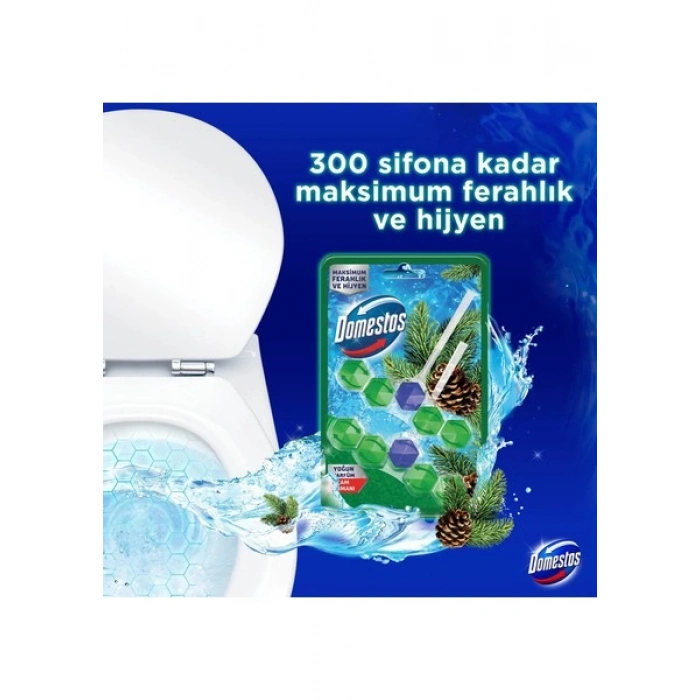 Domestos WC Blok Yoğun Parfümlü Çam Ormanı 2x50g