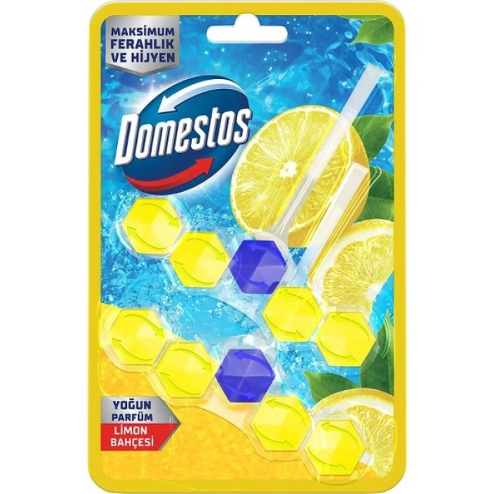 Domestos WC Blok Yoğun Parfümlü Limon Bahçesi 2x50g