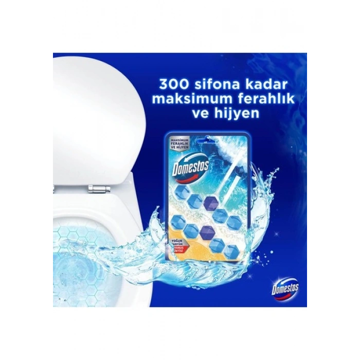 Domestos WC Blok Yoğun Parfümlü Okyanus Esintis 2x50g