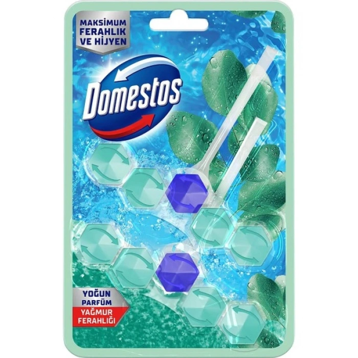 Domestos WC Blok Yoğun Parfümlü Yağmur Ferahlığı 2x50g
