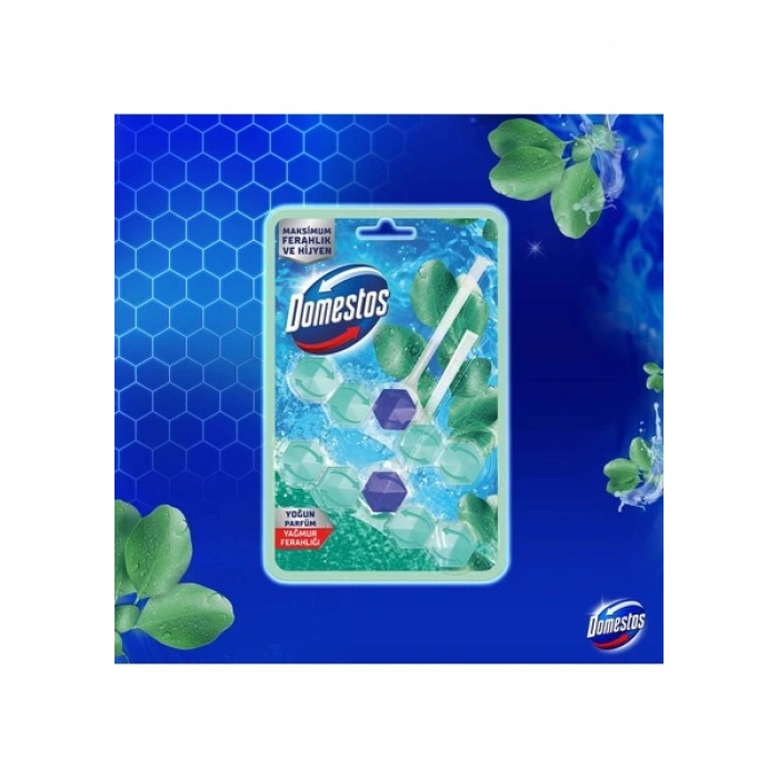 Domestos WC Blok Yoğun Parfümlü Yağmur Ferahlığı 2x50g