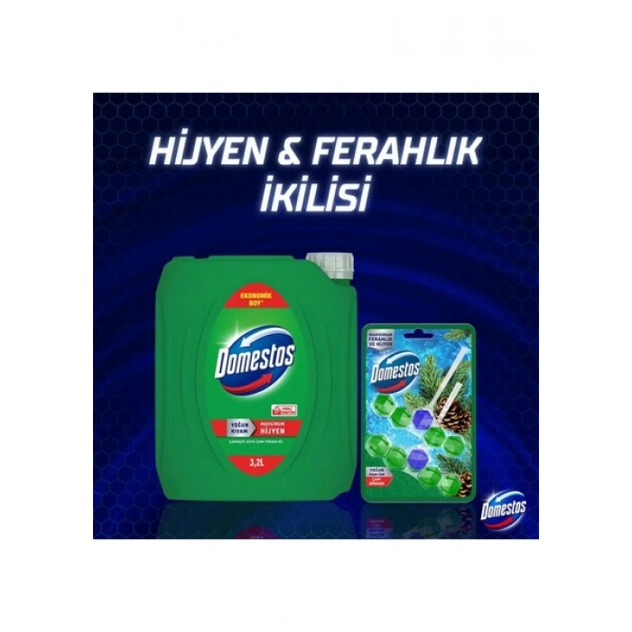 Domestos Yoğun Kıvamlı Çamaşır Suyu Çam Ferahlığı 3240 ml
