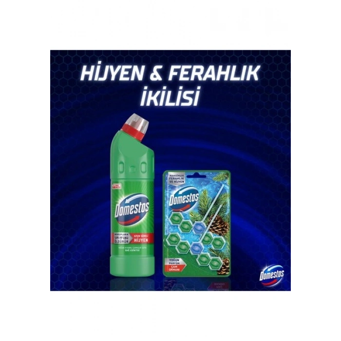Domestos Yoğun Kıvamlı Çamaşır Suyu Dağ Esintisi 750 ml X4