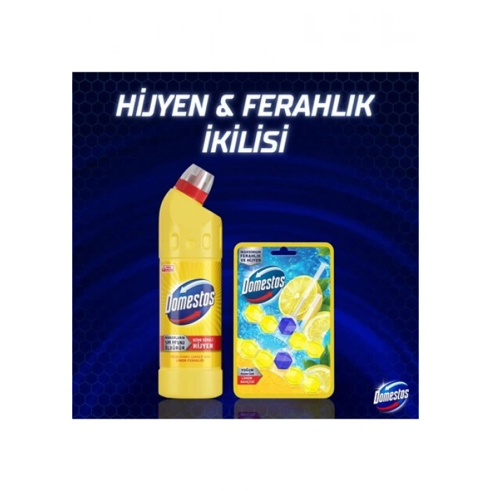 Domestos Yoğun Kıvamlı Çamaşır Suyu Limon Ferahlığı 750 ml