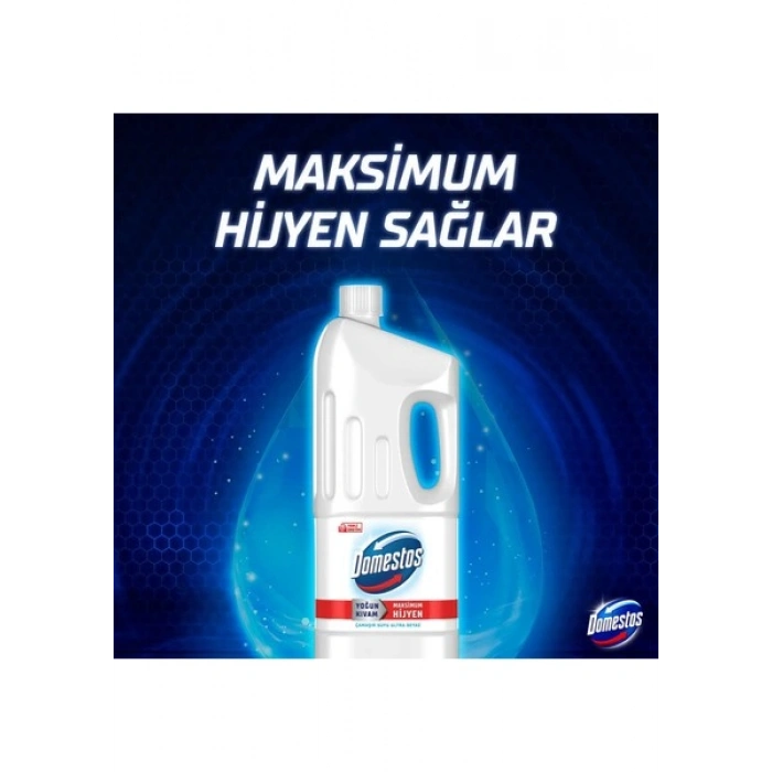 Domestos Yoğun Kıvamlı Çamaşır Suyu Ultra Beyaz 1850 ml
