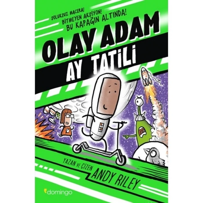 Domingo Yayınevi Olay Adam: Ay Tatili - Andy Riley