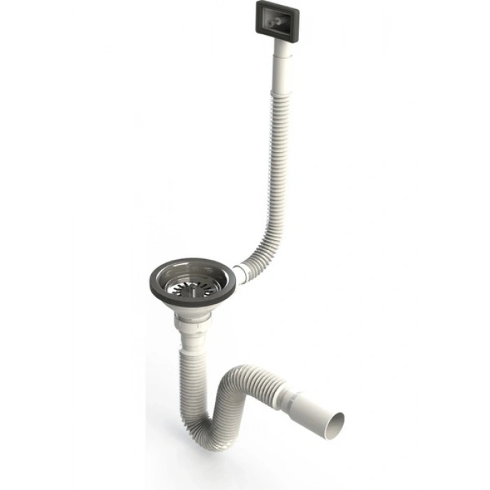 Donau Çöpmak Küvet Taşmalı Evye Sifonu Flex Gövde Ø 40-50 mm DONAU 331-310