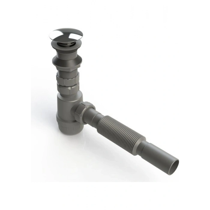 Donau Pop-Up Taslı Körüklü Lavabo Sifonu Ø 32 mm DONAU 321-112