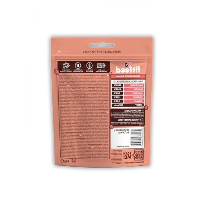 Dondurulmuş Çiğ Somon Köpek Ödül Maması 40g