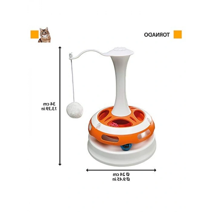 Döner Piramit Kedi Oyuncağı