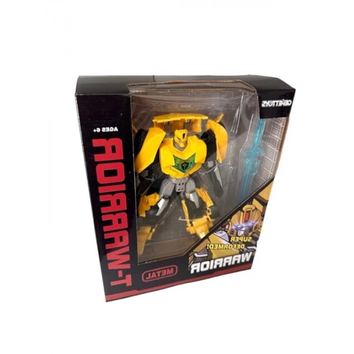 Dönüşebilen Metal Gövde Robot, 20 cm Eğlenceli Oyun