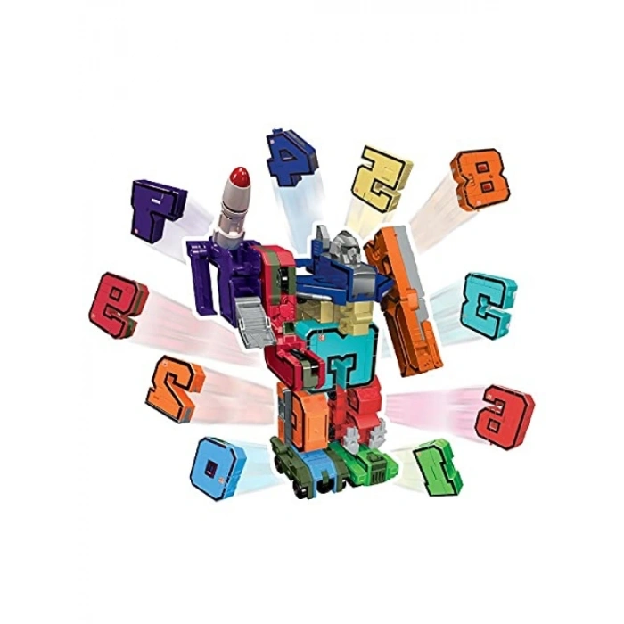 Dönüşebilen Numaralar Seti - 10 Adet, Eğlenceli Öğrenme Aracı