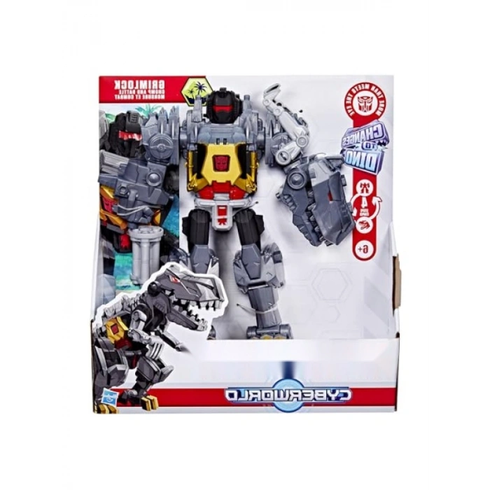 Dönüşebilir Robot-Dinozor Aksiyon Figürü - 22,5 cm