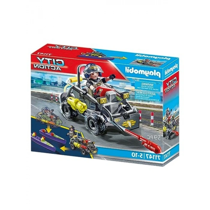 Dönüştürülebilir Sek Sürat Teknesi ve ATV Figürü - 5 Yaş ve Üzeri