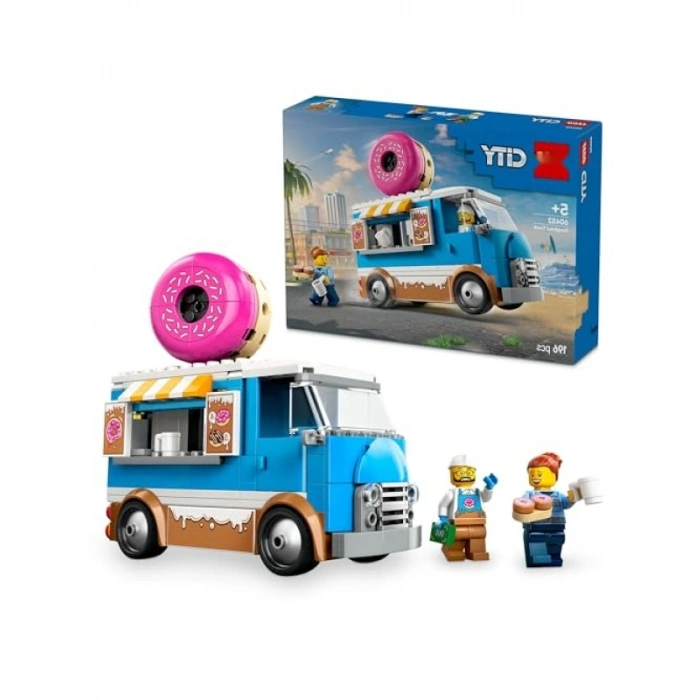 Donut Kamyonu ile Eğlenceli LEGO Oyun Seti