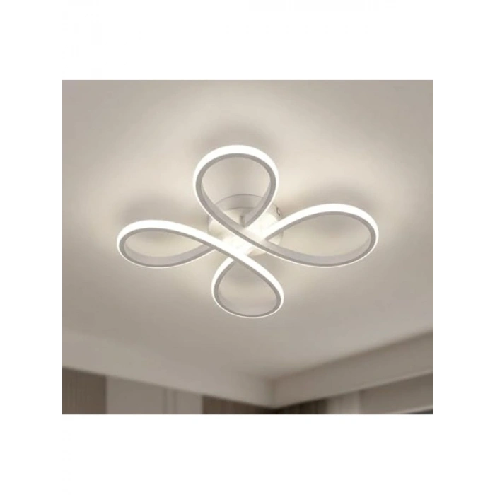 Dört Renkli Işık Seçeneği ile 4lü LED Avize, Modern Tasarım