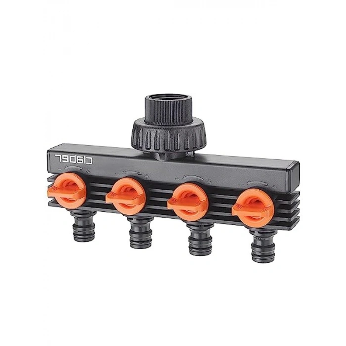 Dörtlü Musluk Adaptörü, 3/4 İnç Boyutunda