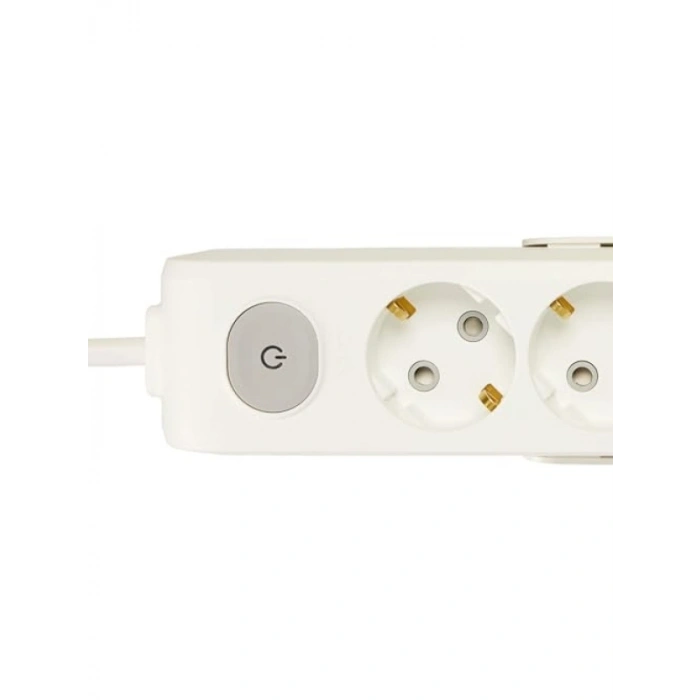 Dörtlü Topraklı Kablolu Priz - 2 Metre