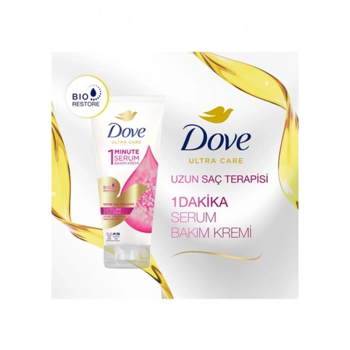 Dove 1 Minute Serum Saç Bakım Kremi Uzun Saç Terapisi 170 ml