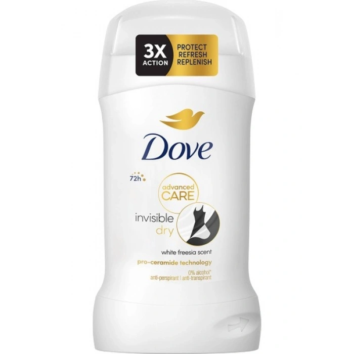 Dove Kadın Stick Deodorant Invisible Dry Advanced Care 72 Saat 50 ml